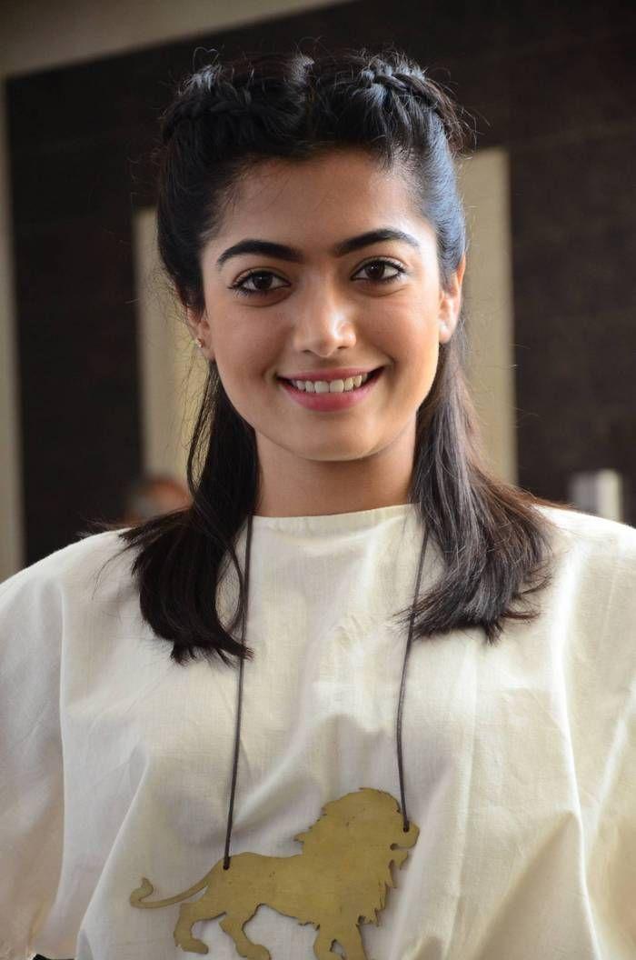 Rashmika Mandanna Stills at DevaDas Movie Press Meet