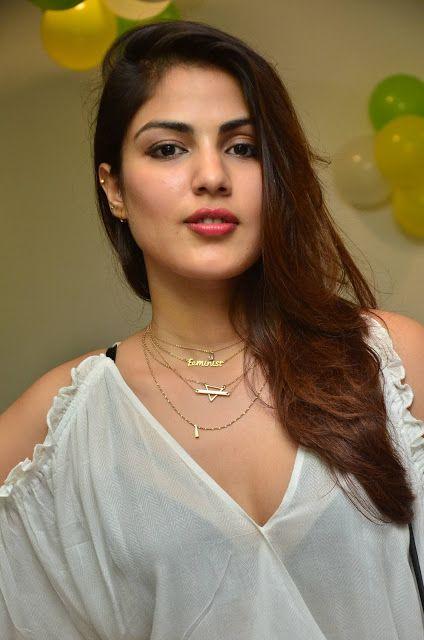 Rhea Chakraborty Hot Stills at Junior Kuppanna Restaurant Launch