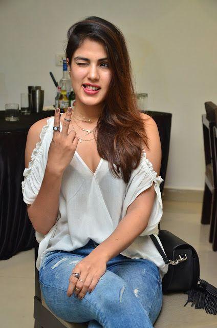 Rhea Chakraborty Hot Stills at Junior Kuppanna Restaurant Launch