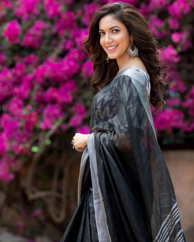 Ritu Varma Black Saree Photo Shoot Stills