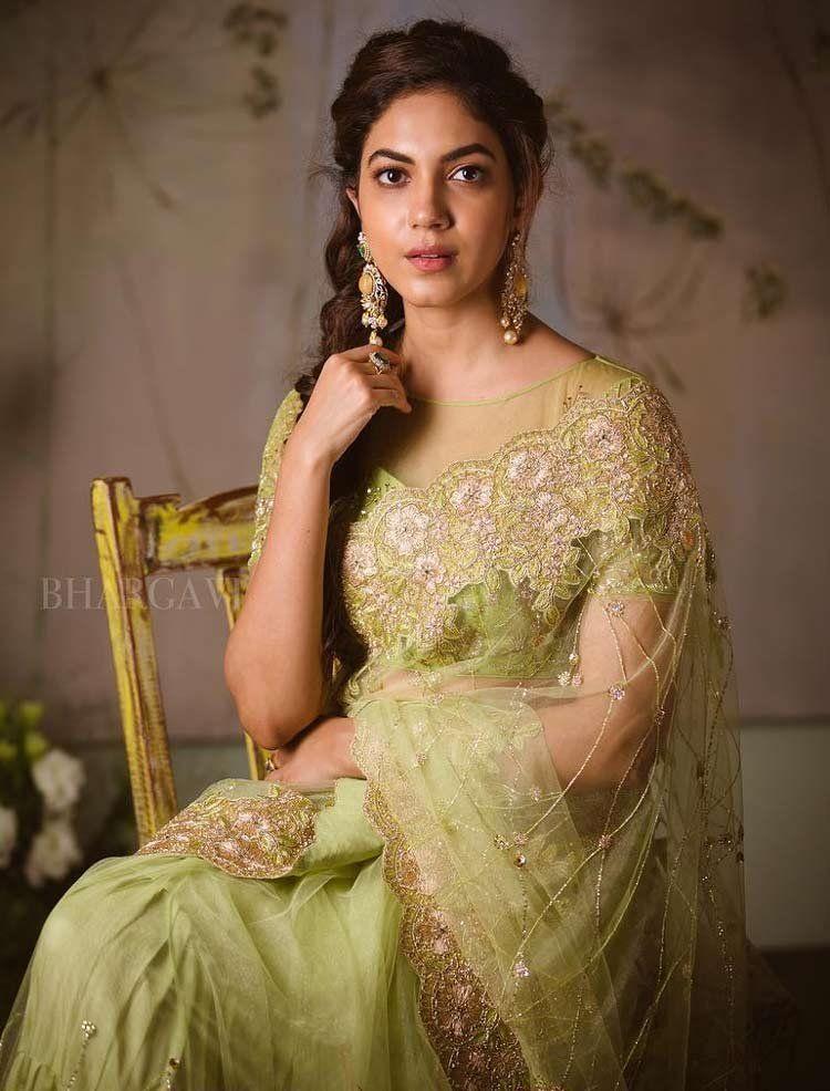 Ritu Varma looks absolutely beautiful in a designer saree