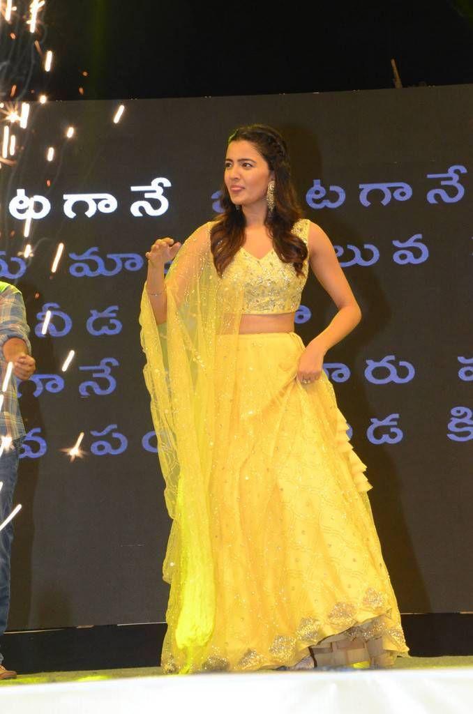 Rukshar Dhillon Krishnarjuna Yudham Movie Pre Release Event Stills