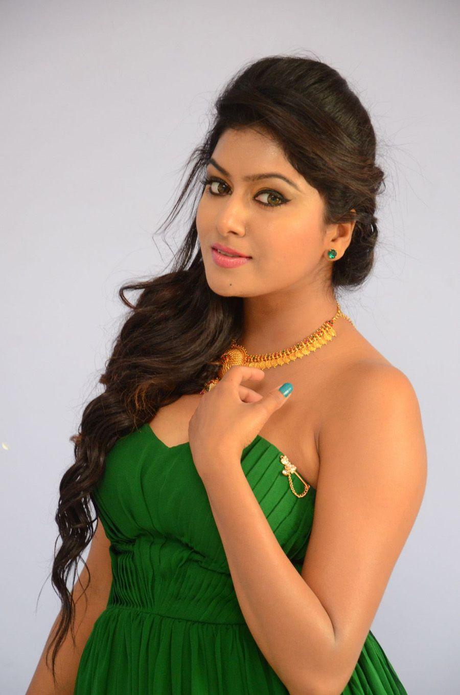 Sai Akshatha Latest Stills in Green Dress