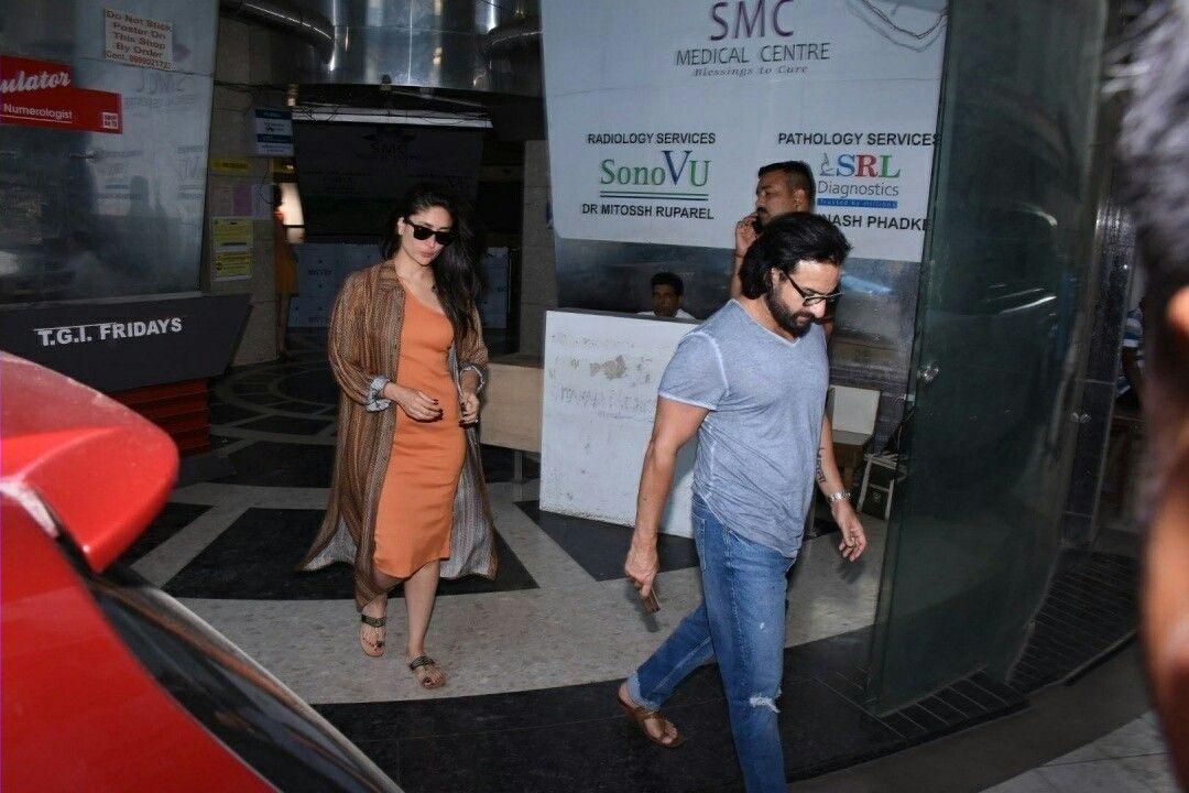 Saif, Kareena spotted at Bandra Clinic