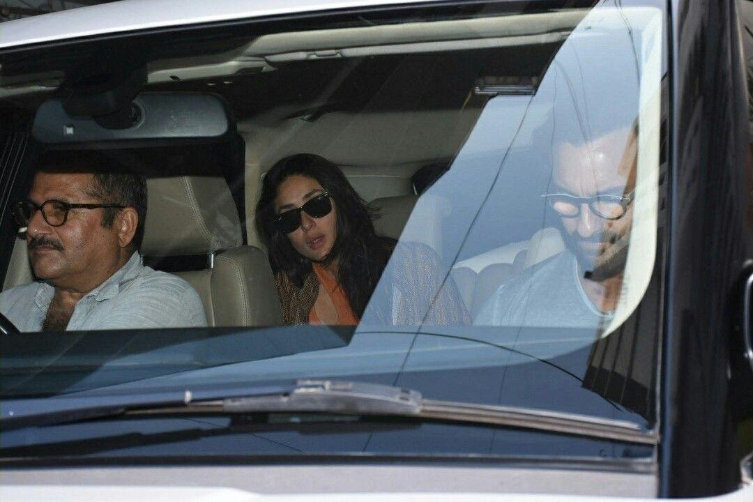 Saif, Kareena spotted at Bandra Clinic