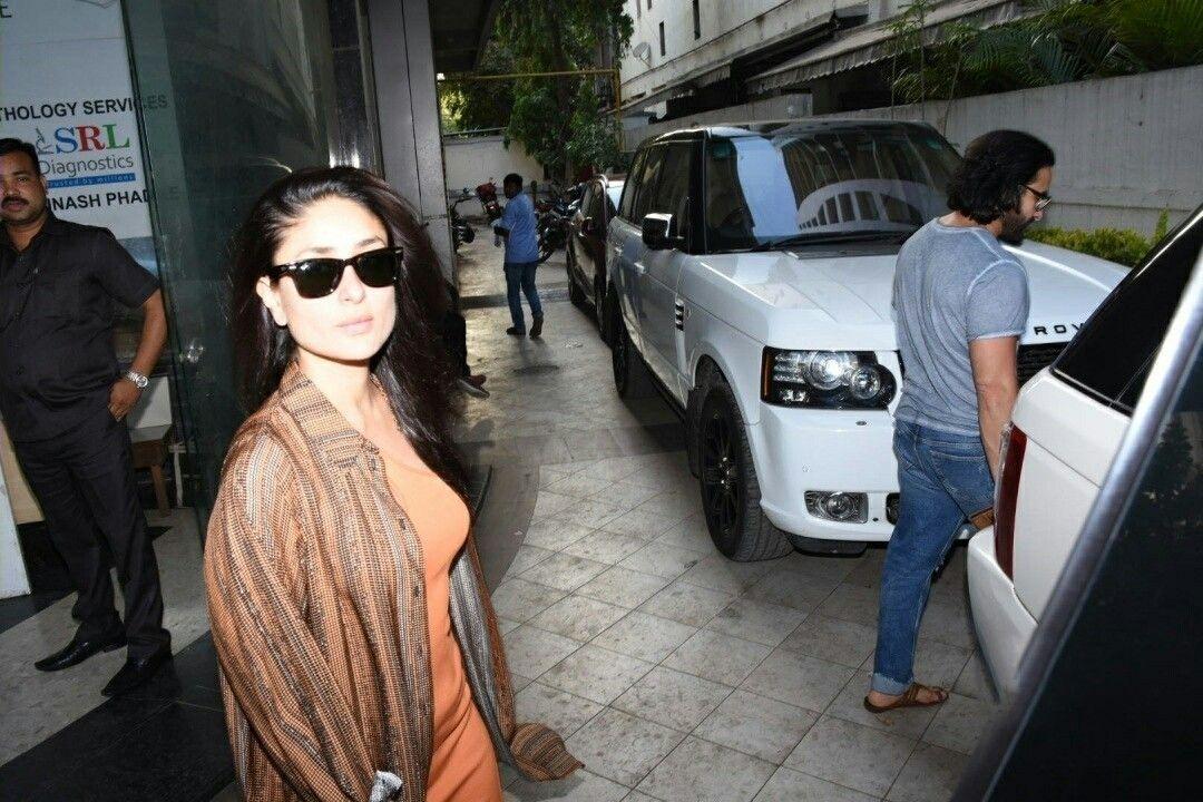 Saif, Kareena spotted at Bandra Clinic