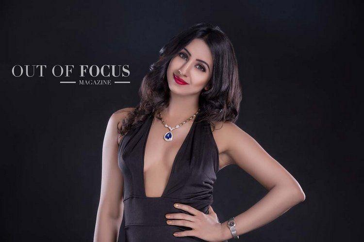 Sanjjanaa Galrani poses for Out Of Focus Magazine