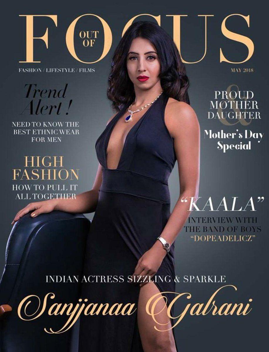 Sanjjanaa Galrani poses for Out Of Focus Magazine