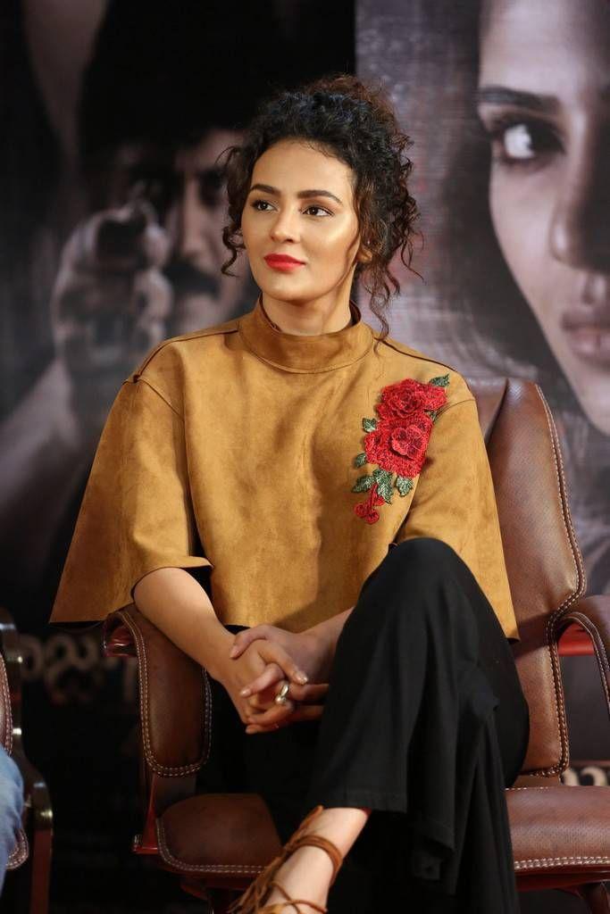 Seerat Kapoor Stills At Raju Gari Gadhi 2 Movie Press Meet