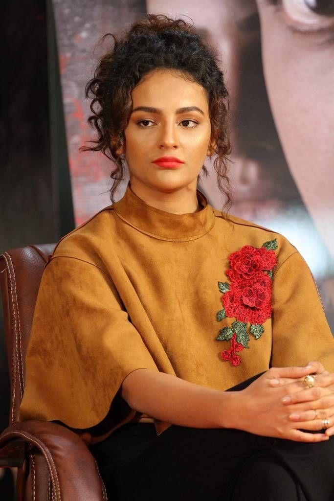 Seerat Kapoor Stills At Raju Gari Gadhi 2 Movie Press Meet