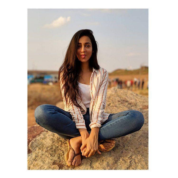 Shanvi Srivastava enjoys her vacation