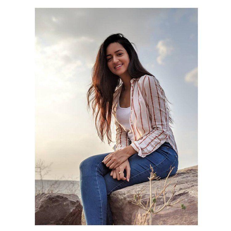 Shanvi Srivastava enjoys her vacation