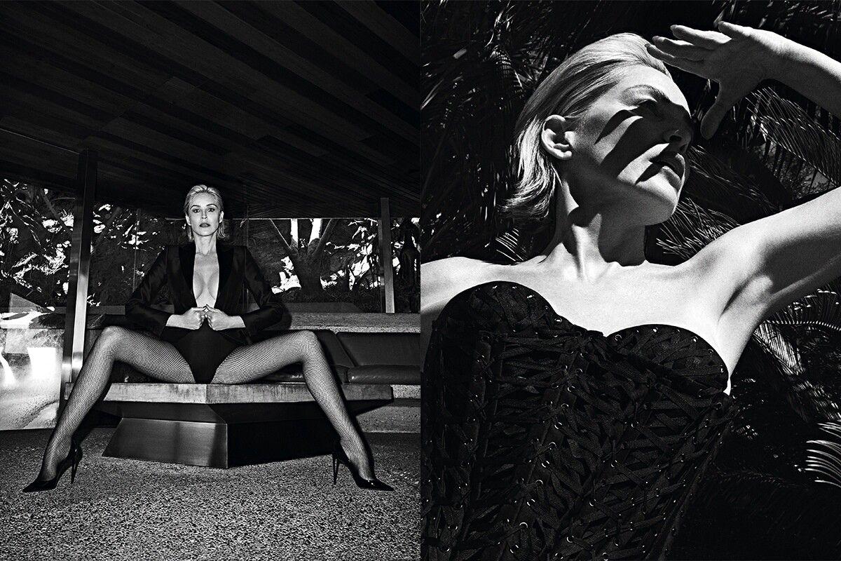 Sharon Stone on Vogue Portugal magazine