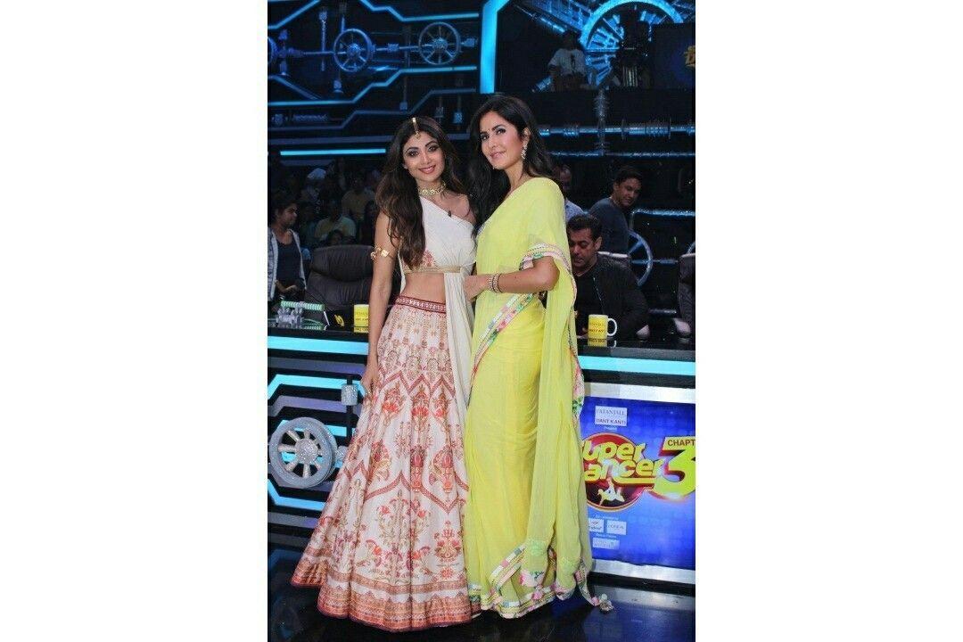 Shilpa Shetty Kundra, Katrina Kaif on the sets of Super Dancer chapter 3” 