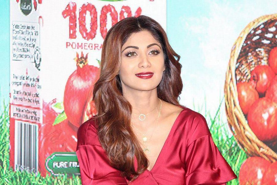 Shilpa Shetty Stills At B Natural Fruits Beverages Launch