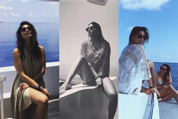 Shriya Saran Vacation at Maldives Unseen Photos