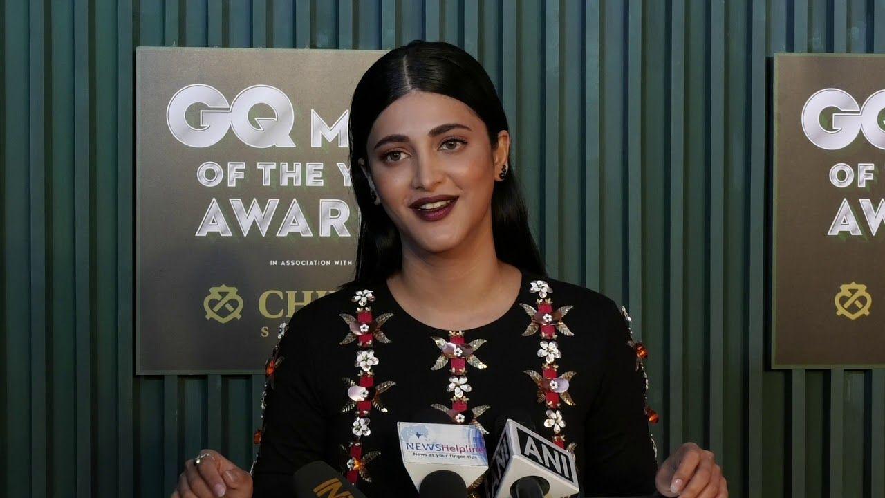 Shruti Haasan at GQ Men of the Year Awards 2018