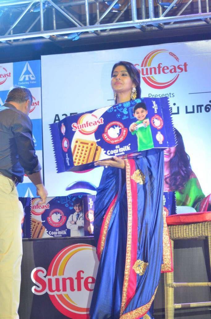 Sneha Prasanna Stills At Sunfeast Biscuits Launch