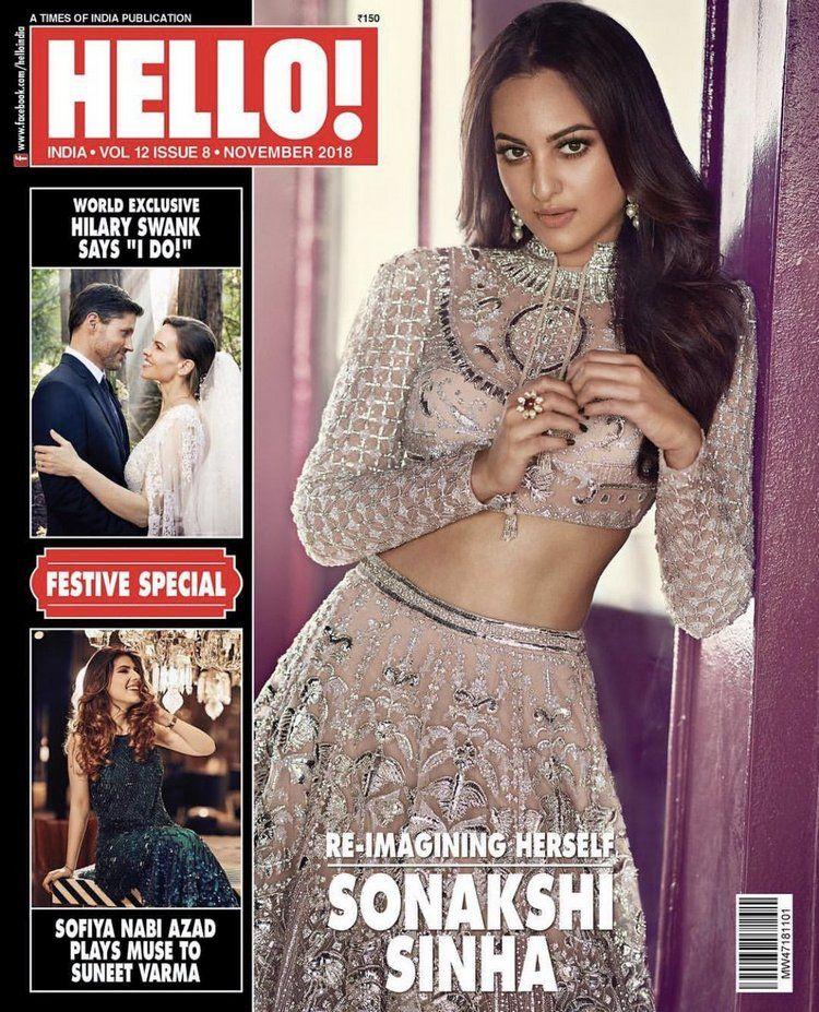 Sonakshi Sinha poses for HELLO