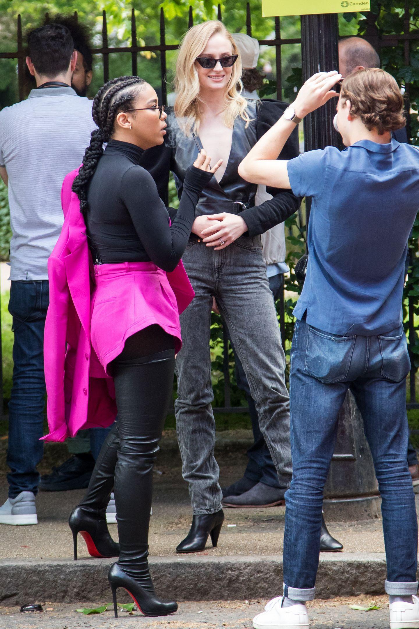 Sophie Turner, Jessica Chastain & Alexandra Shipp