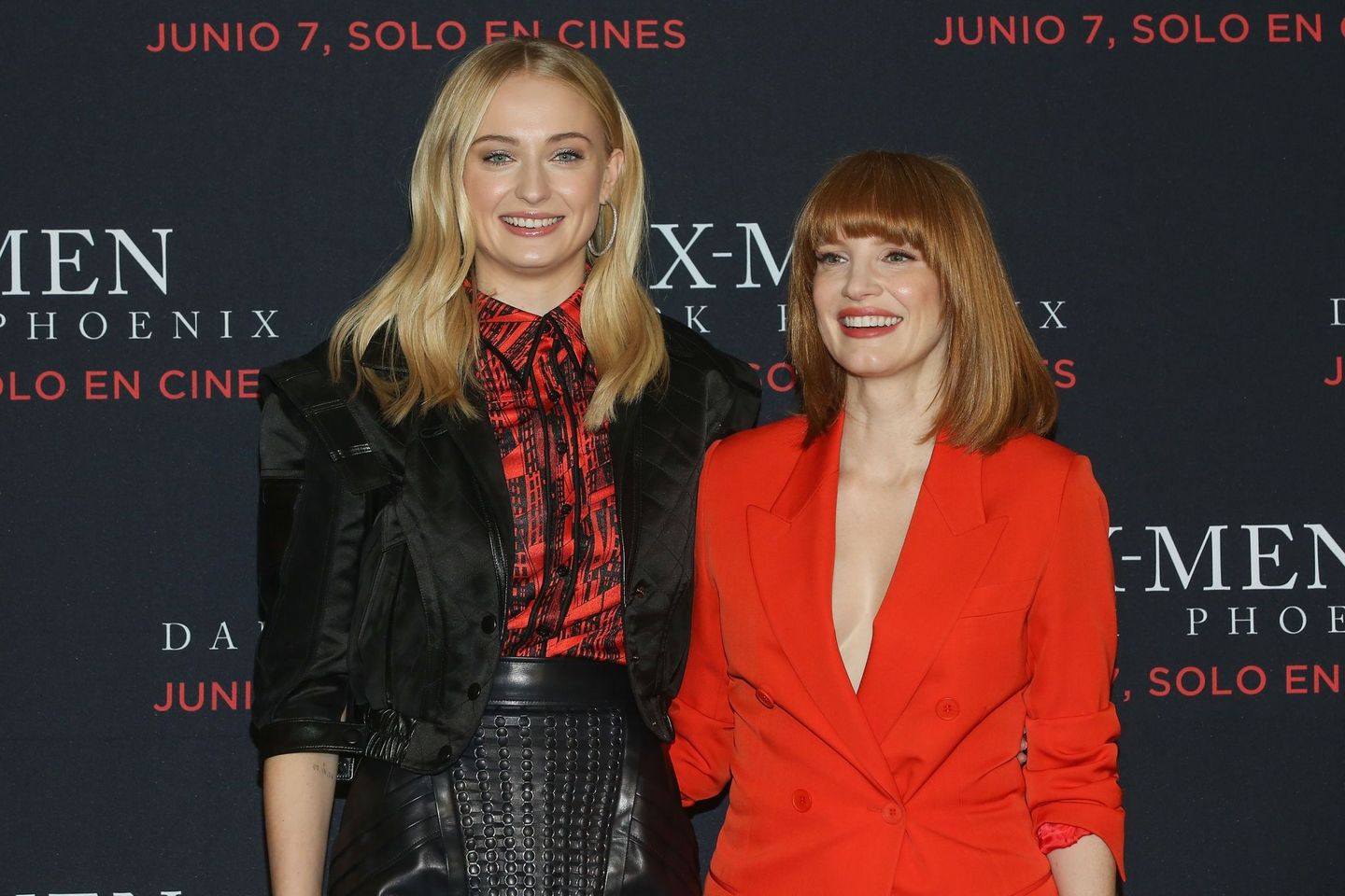Sophie Turner and Jessica Chastain Photos