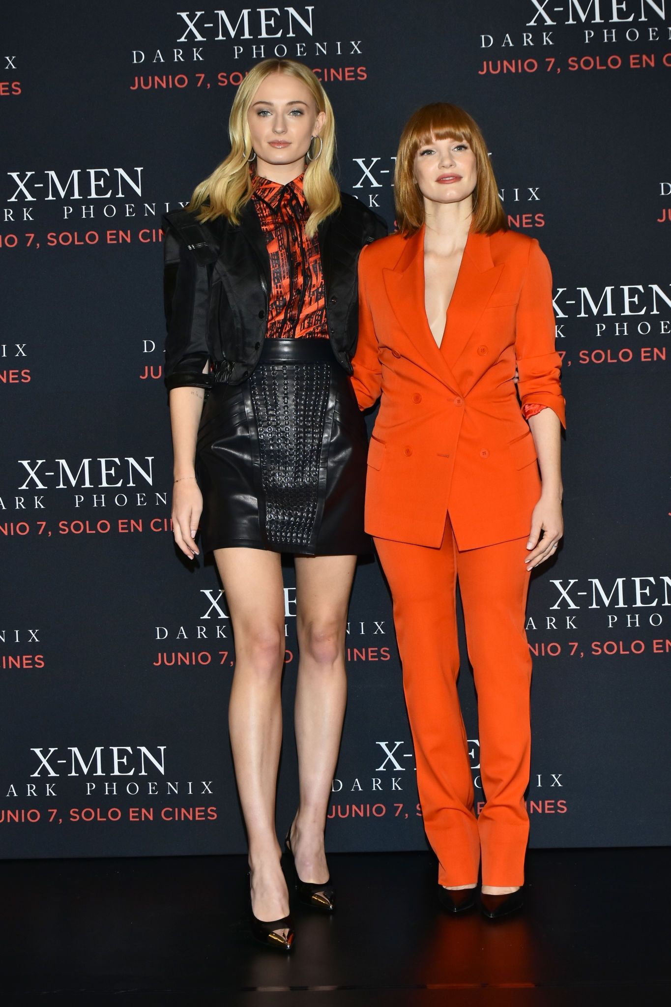 Sophie Turner and Jessica Chastain Photos