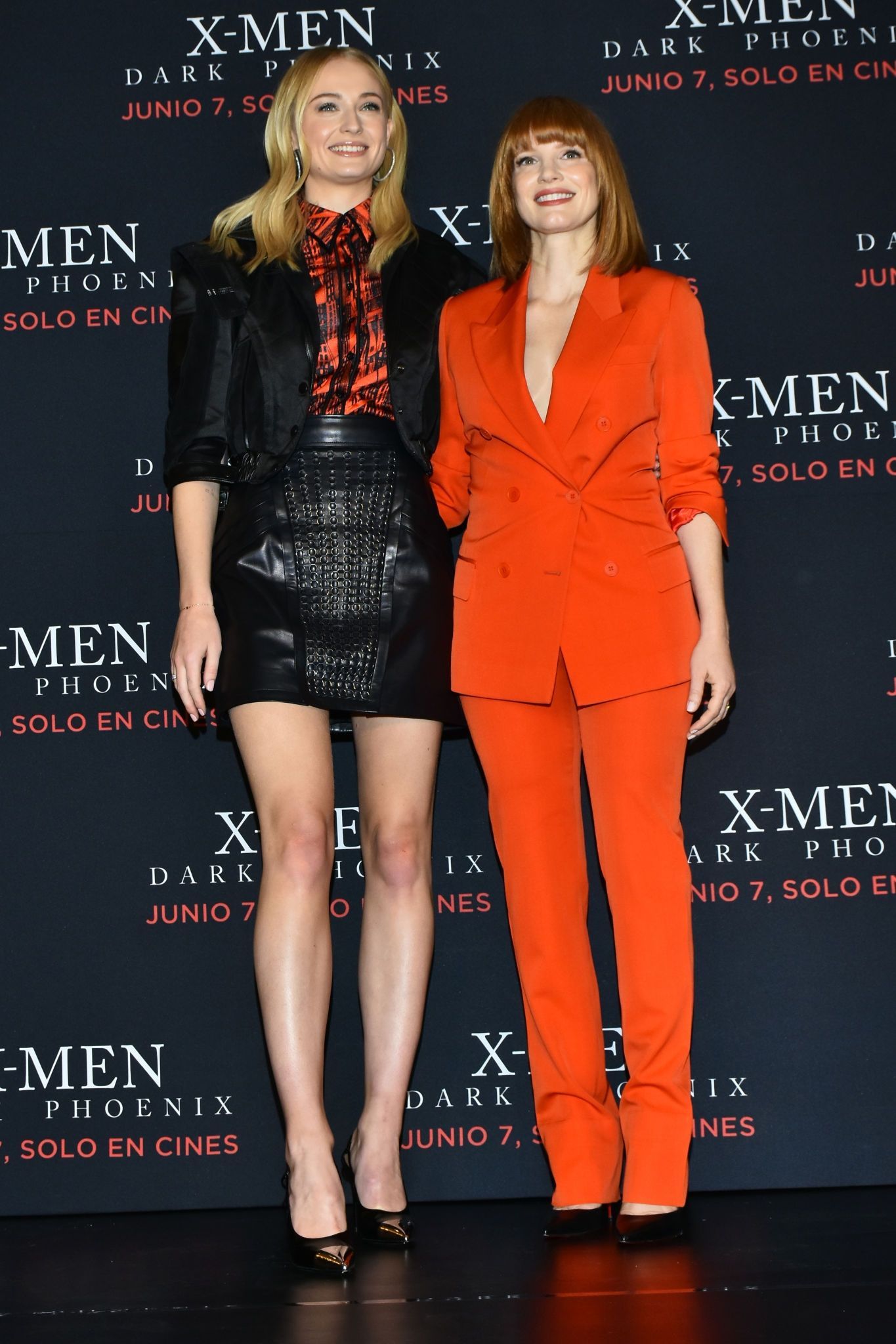 Sophie Turner and Jessica Chastain Photos