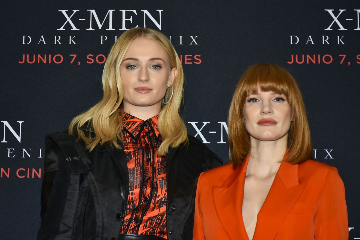 Sophie Turner and Jessica Chastain Photos