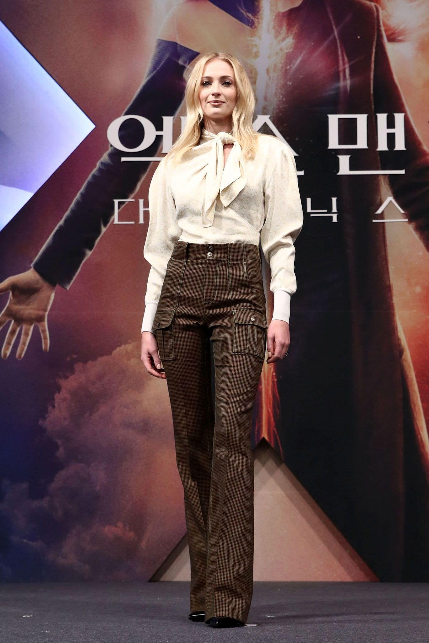 Sophie Turner at Press conference for South Korean
