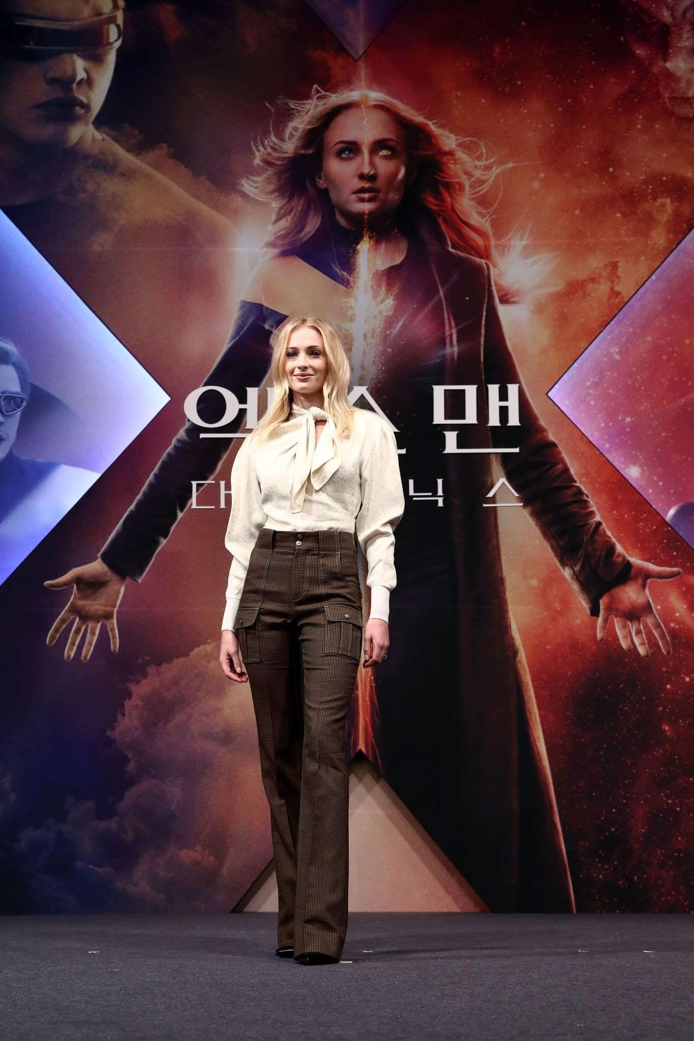 Sophie Turner at Press conference for South Korean