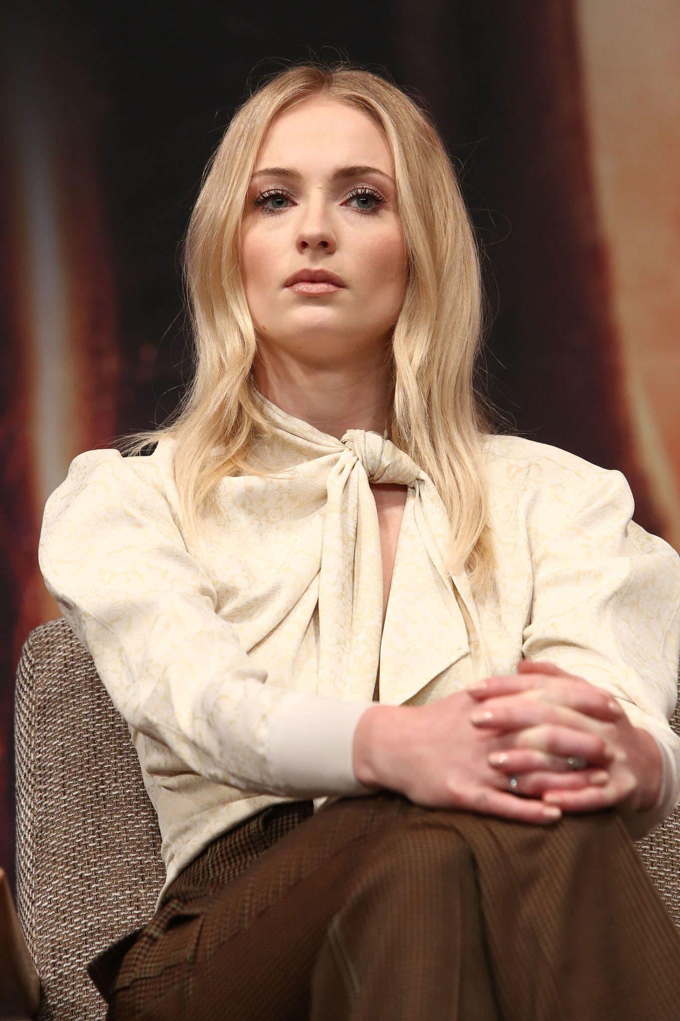 Sophie Turner at Press conference for South Korean