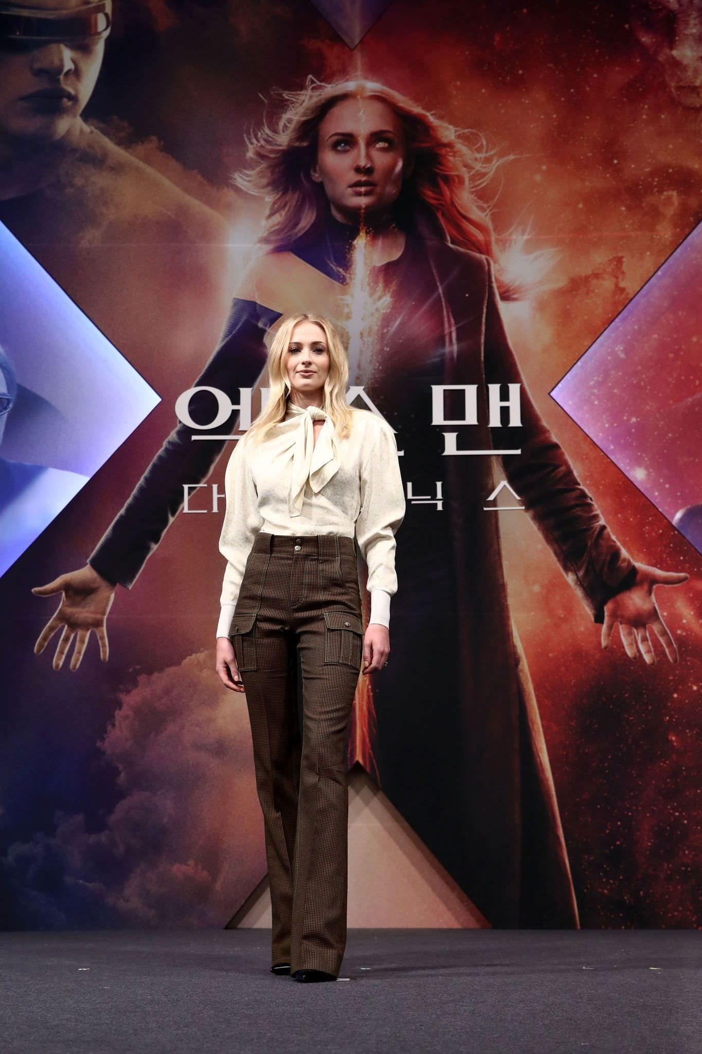 Sophie Turner at Press conference for South Korean