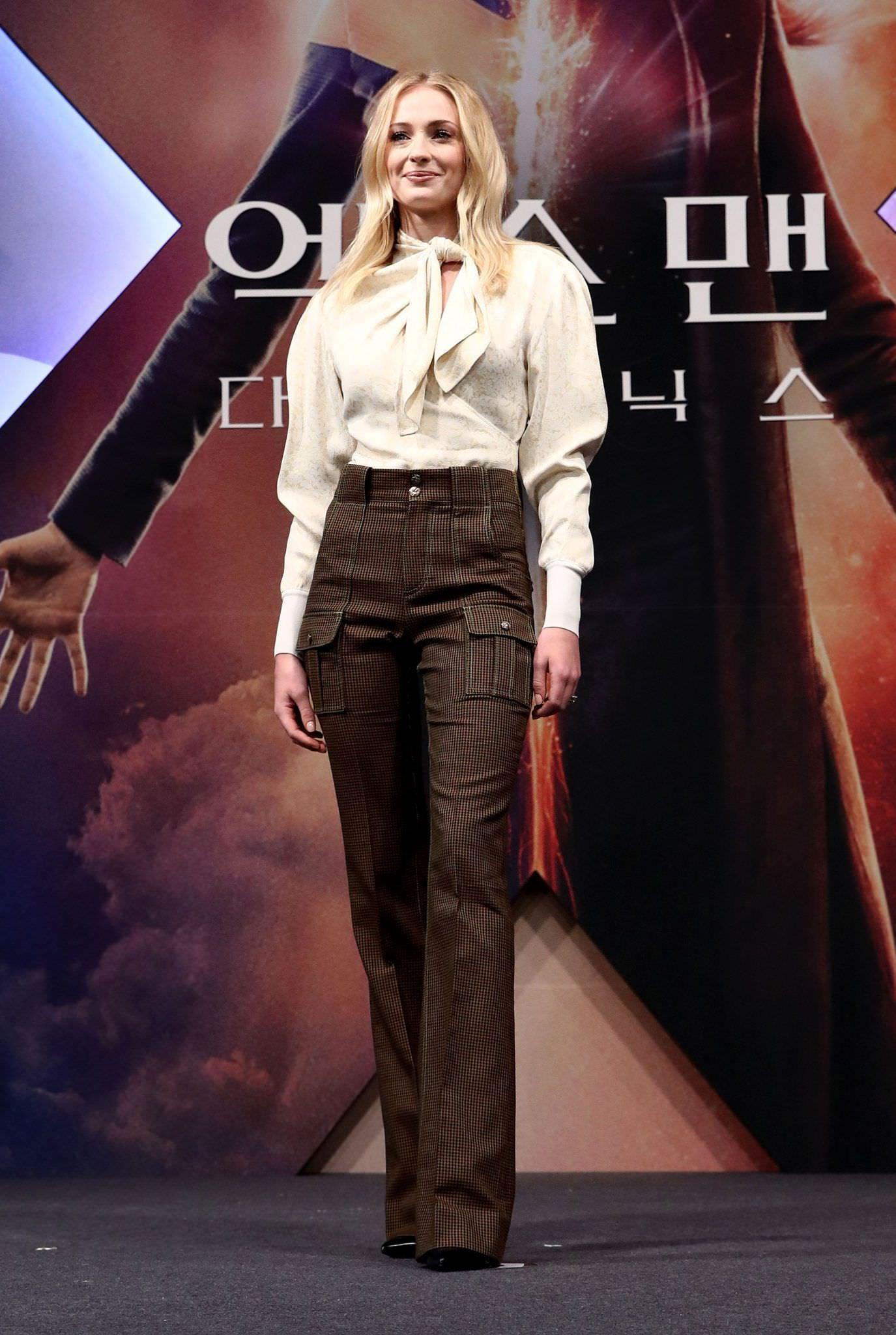 Sophie Turner at Press conference for South Korean