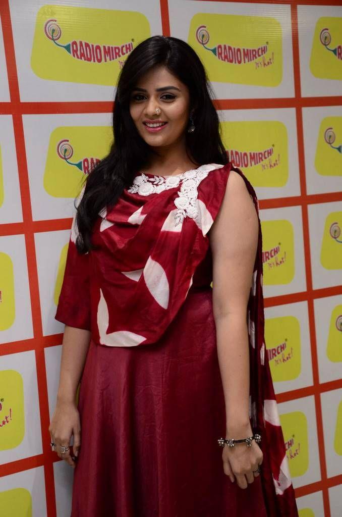 Srimukhi Stills At Good Bad Ugly Movie Song Launch