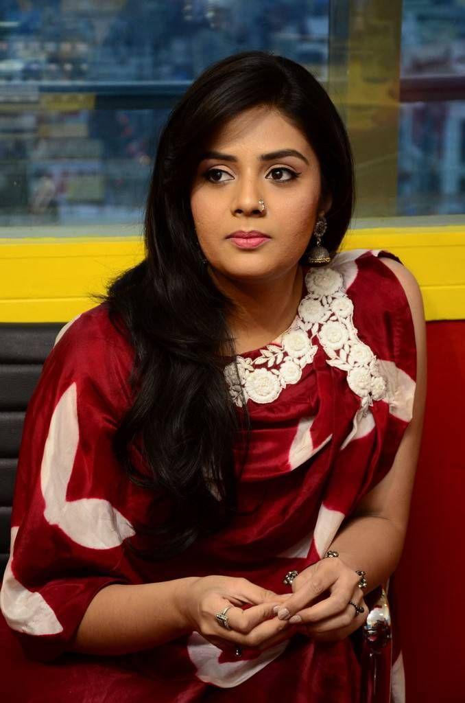 Srimukhi Stills At Good Bad Ugly Movie Song Launch