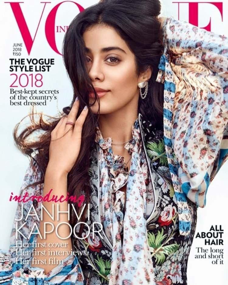 Stunning Jhanvi Kapoor’s first ever magazine shoot Photos
