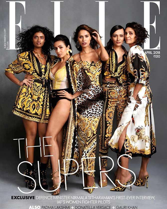 Supermodel Of India Retunites For Elle Magazine Photoshoot