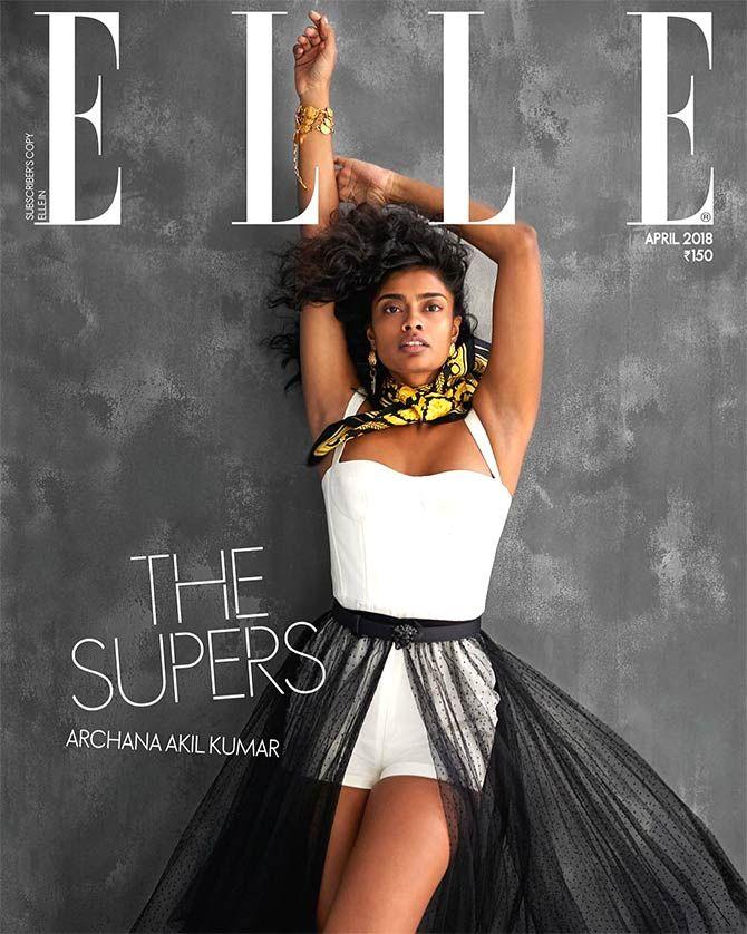 Supermodel Of India Retunites For Elle Magazine Photoshoot