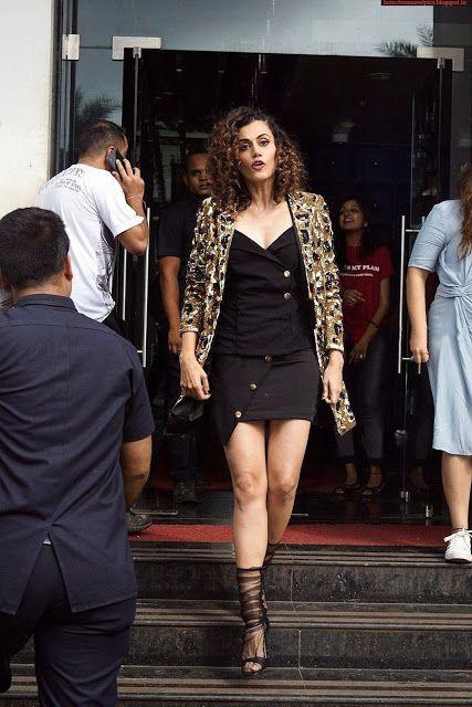 Taapsee Pannu Latest Hot Stills at Judwaa 2 Movie Promotions