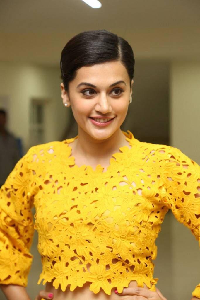 Taapsee Stills At Ghazi Movie Press Meet