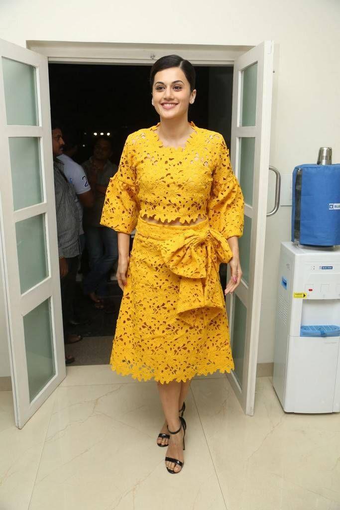 Taapsee Stills At Ghazi Movie Press Meet