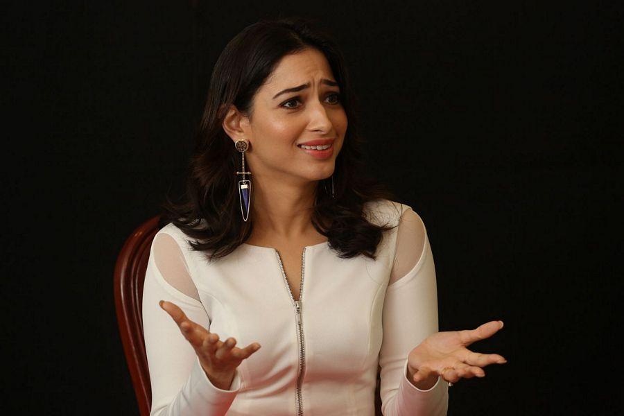 Tamanna Stills At Abhinetri Movie Interview