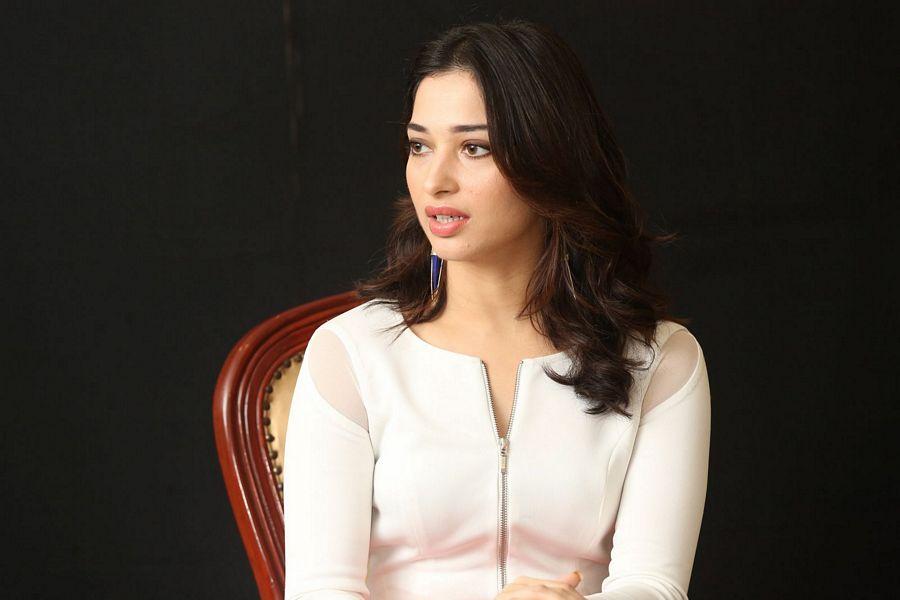 Tamanna Stills At Abhinetri Movie Interview