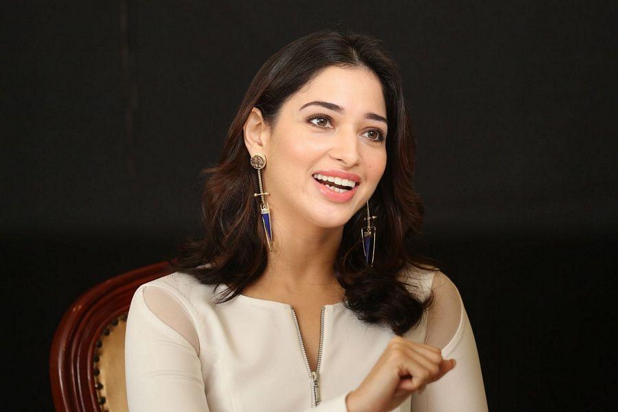 Tamanna Stills At Abhinetri Movie Interview