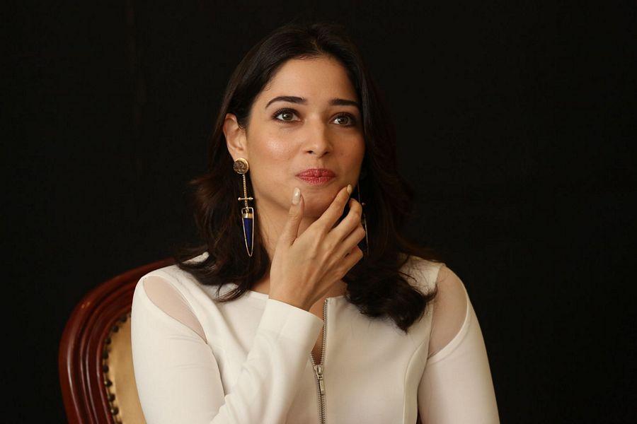 Tamanna Stills At Abhinetri Movie Interview