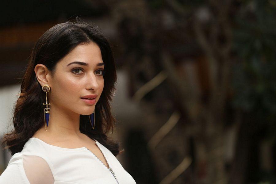 Tamanna Stills At Abhinetri Movie Interview