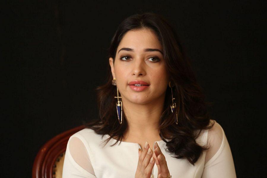 Tamanna Stills At Abhinetri Movie Interview