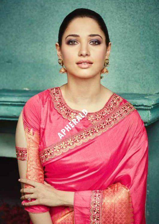 Tamanna's latest saree photoshoot for a Textile showroom