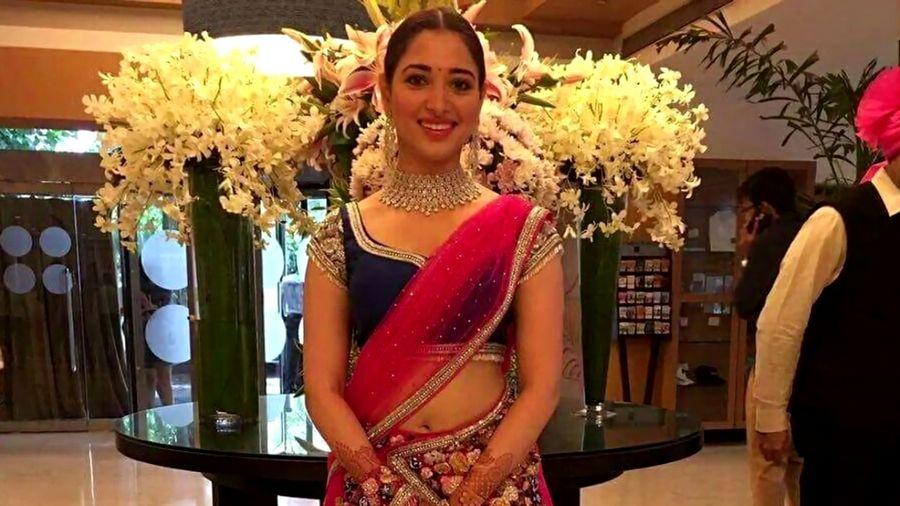 Tamannaah Bhatia looked like a princess at her brother's wedding