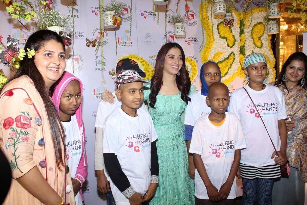 Tamannaah Stills At Cancer Suffering Kids Fundraiser Event